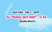 Soạn bài Từ Thằng quỷ nhỏ của Nguyễn Nhật Ánh trang 96 Ngữ văn lớp 9 tập 1 Kết nối tri thức